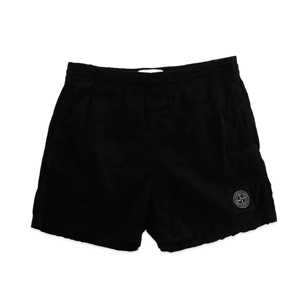 Stone Island Kids 'Compass' Logo Swimsuit "Black"