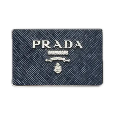 PRADA Metal Belt Buckle "Navy"