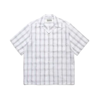 WACKO MARIA Open Collar Shirt Vintage Fabric "White"
