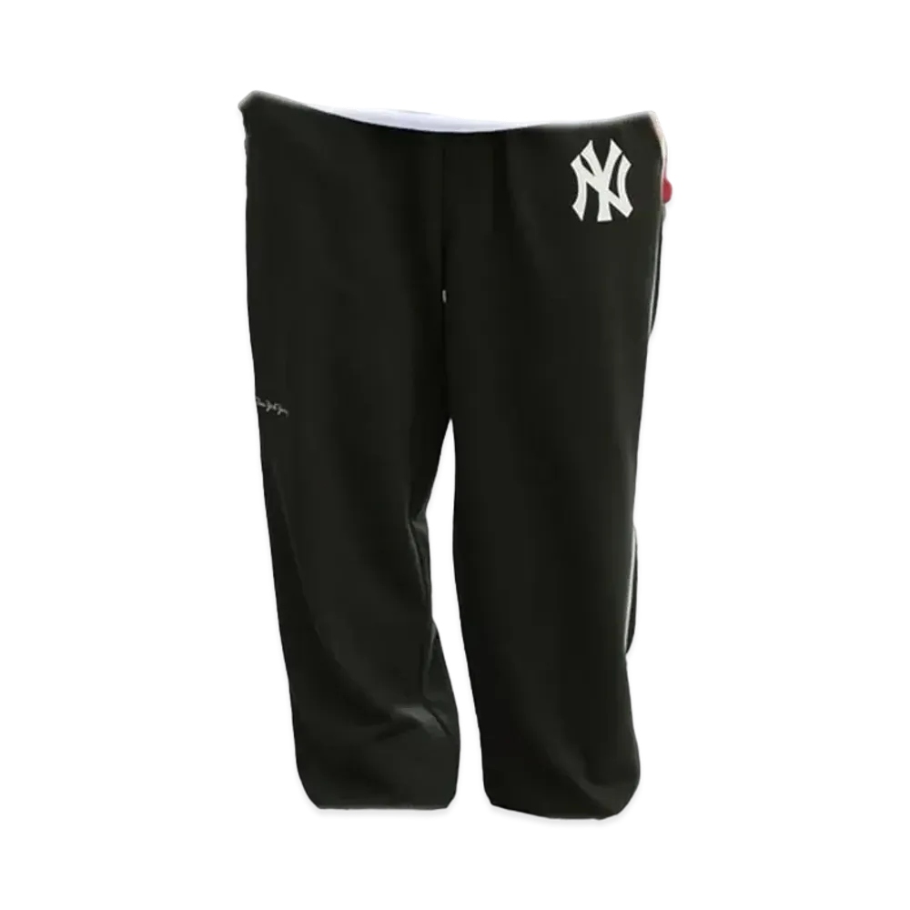MLB Exclusive Set Up Patch Embroidery Side Line Big Silhouette Pullover Sweatpants Only "Black"