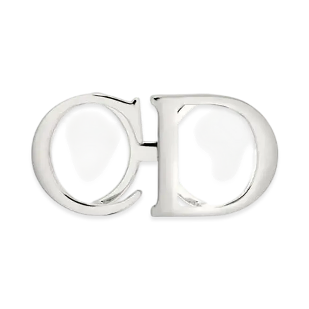 Dior CD Belt Buckle Brass 35MM "Palladium"