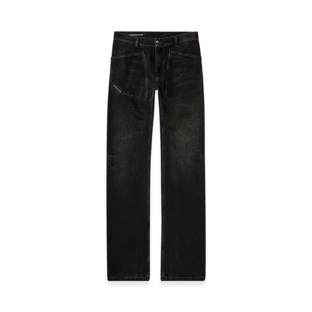 Diesel Relaxed Jeans D-Zeta 09j96 "Black/Dark Grey"