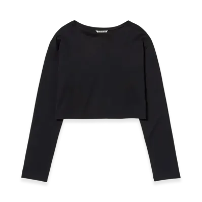 AURALEE Pima Cotton Jersey Boat Neck P/O "Black"