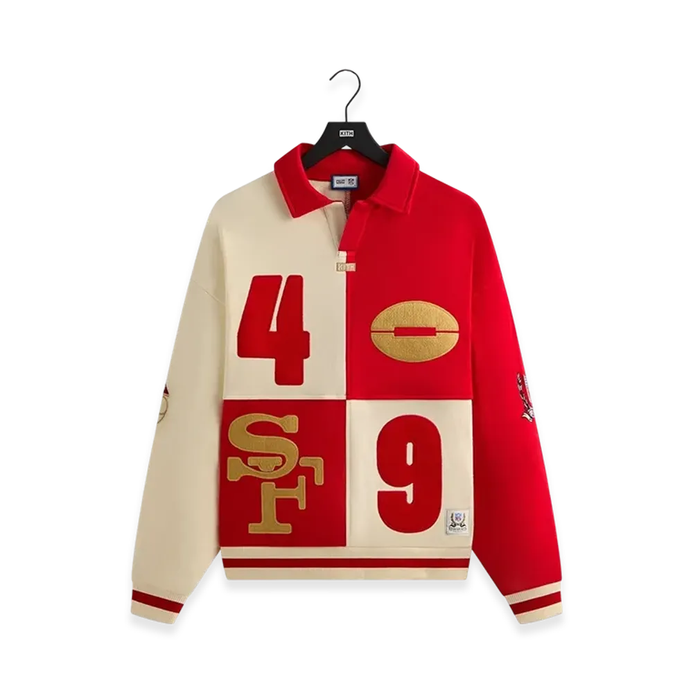 Kith x the NFL San Francisco 49ers Vintage Rugby "Sandrift"