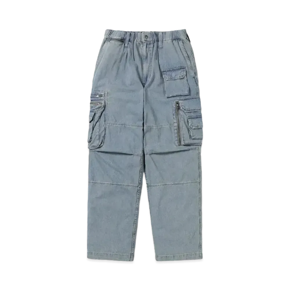 thisisneverthat Crazy Multi Zip Pant "Washed Blue"