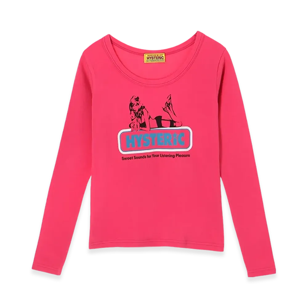 HYSTERIC GLAMOUR Sweet Sounds Chibi T-Shirt "Pink"