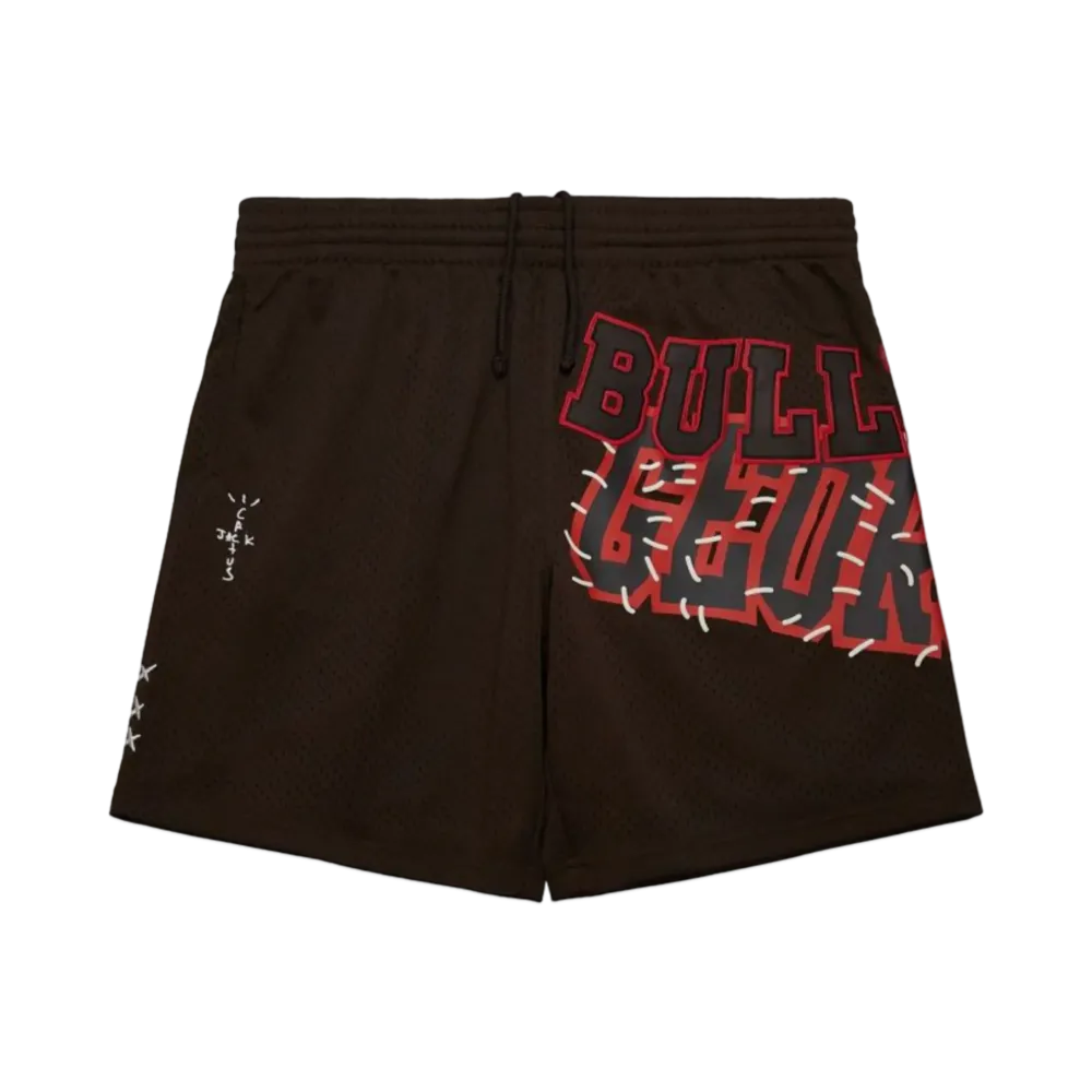 Travis Scott x M&N x University Of Georgia Shorts "Brown"