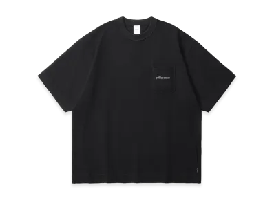 plllllleeeasse Binding Short Sleeve Pocket Tee "Black"