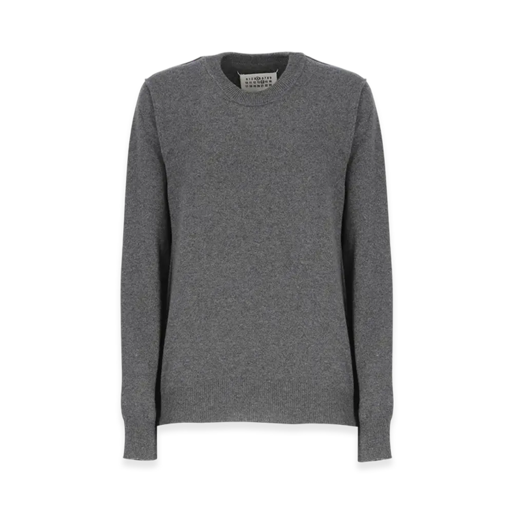 Maison Margiela Women's Eco Cashmere Sweater "Grey"
