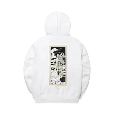 FR2 x ONE PIECE Collaboration Smokers Hoodie CROCODILE ver "White"