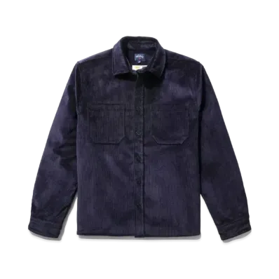 Noah Heavy Duty Corduroy Shirt Jacket "Dark Navy"