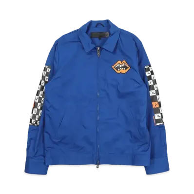 Chrome Hearts x Matty Boy Men's Racer Jacket "Blue"
