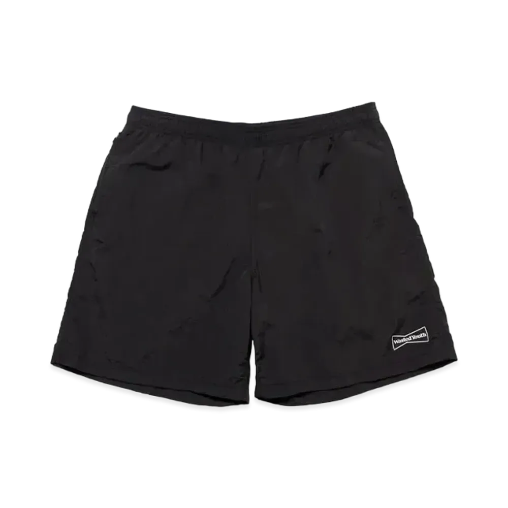 Wasted Youth Swim Shorts "Black" / VERDY