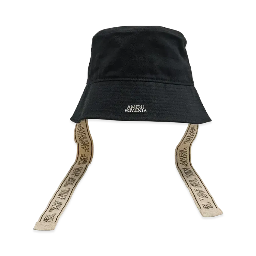 NEW ERA x Ameri Logo Tape Bucket Hat "Black"