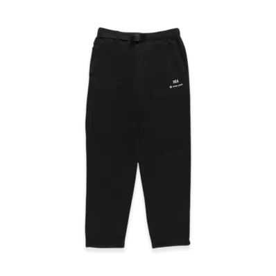 WIND AND SEA x Snow Peak Water-Repellent Fleece Pants "Black"