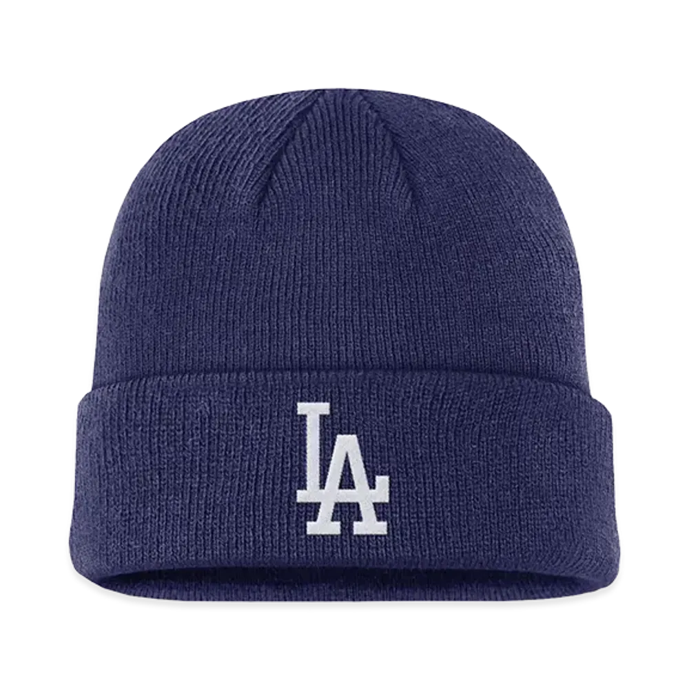 MLB x Nike Dodgers Terra Standard Cuff Cashmere-like Acrylic Beanie Cap "Blue"