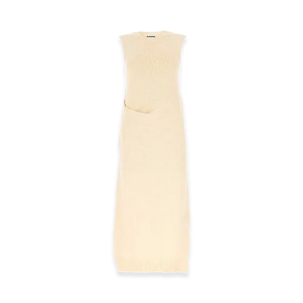 Jil Sander Women's Japanese Cotton Dress "Ivory"