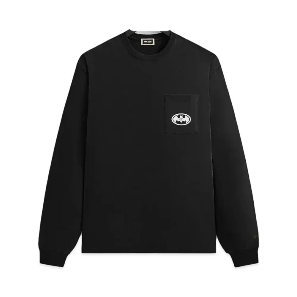 Kith x Batman History Vintage Pocket Long Sleeve Tee "Black"