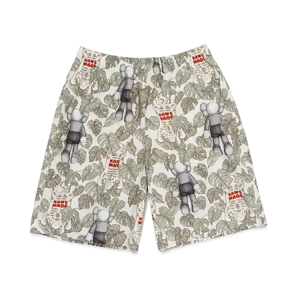 HUMAN MADE x KAWS Kaws Made Aloha Shorts "Gray"