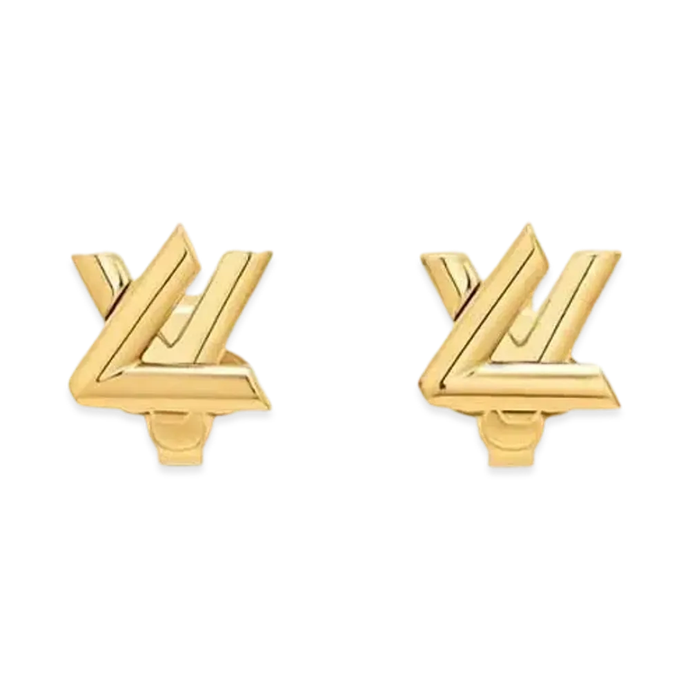Louis Vuitton GO-14 Earrings "Gold"