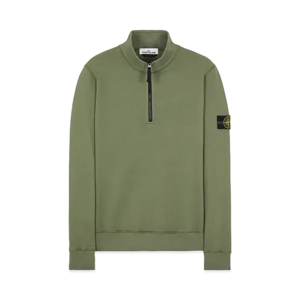 Stone Island 61920 BRUSHED COTTON FLEECE "Sage Green"