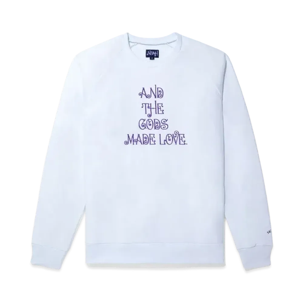 Noah x Jimi Hendrix Gods Crewneck "Light Blue"