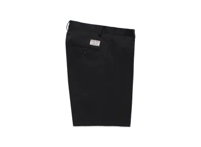 WACKO MARIA Double Pleated Chino Short Trousers "Black"