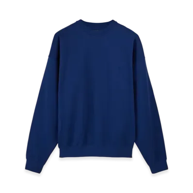 Y-3 French Terry Crew Sweater "Dark Blue"