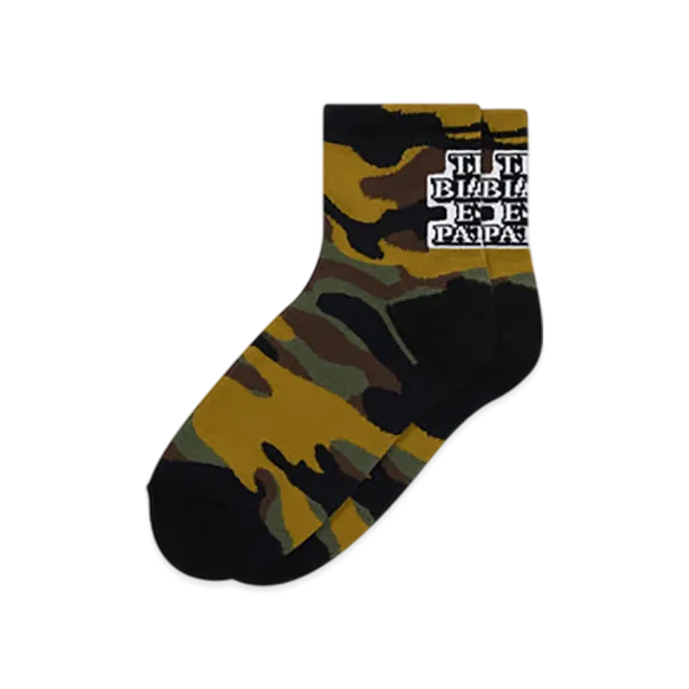 BlackEyePatch OG Label Camo Socks "Woodland Camo"