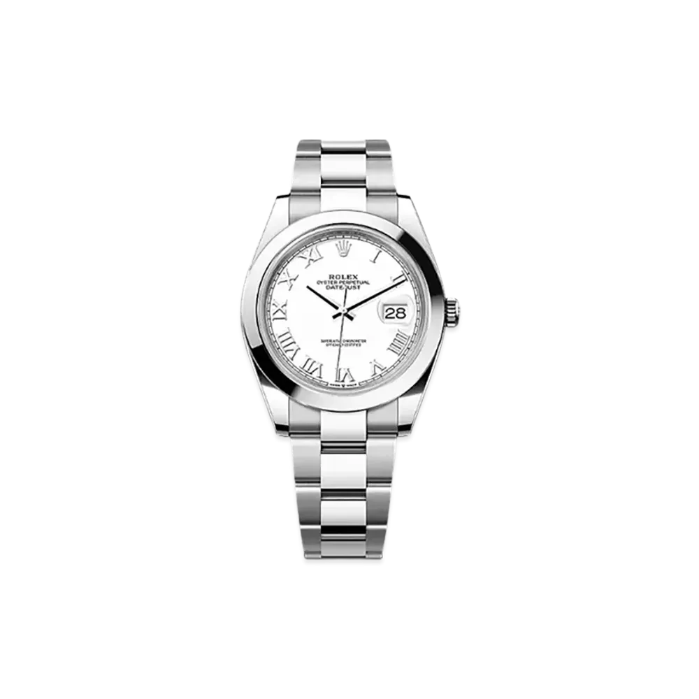 ROLEX Datejust 41 Oystersteel "White"
