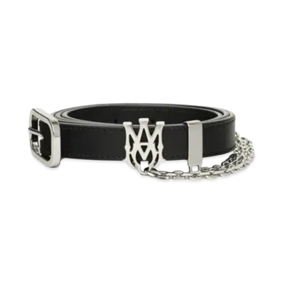 AMIRI Ma 2Cm Chain Belt "Black Nickel"