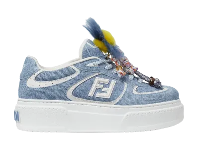 FENDI Women's Match Sneakers "Light Blue"