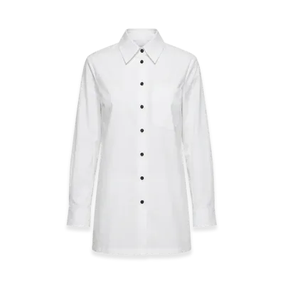 Jil Sander Women's Poplin Shirt "White"