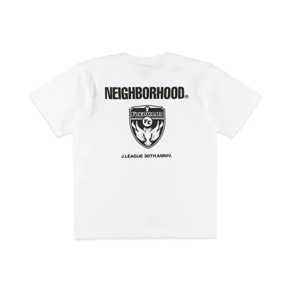 NEIGHBORHOOD x Yokohama FC Collab Short Sleeved T-shirt "White"