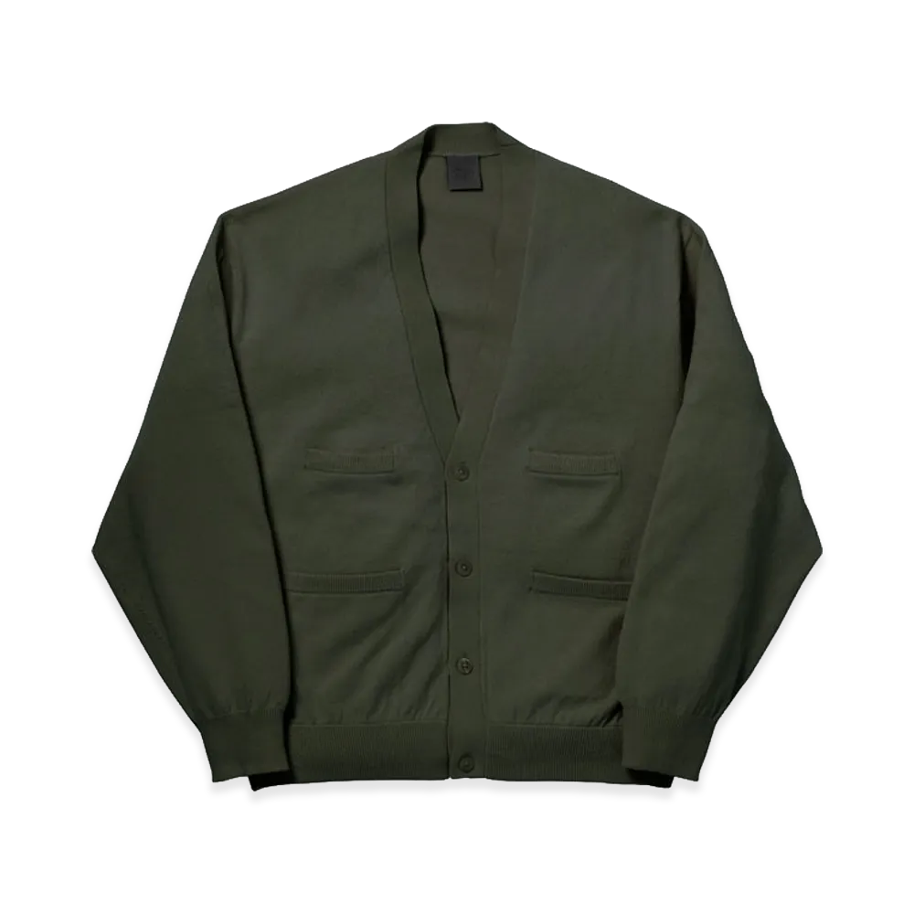 DAIWA PIER39 Tech Knit Cardigan Brewed Protein "Dark Olive"