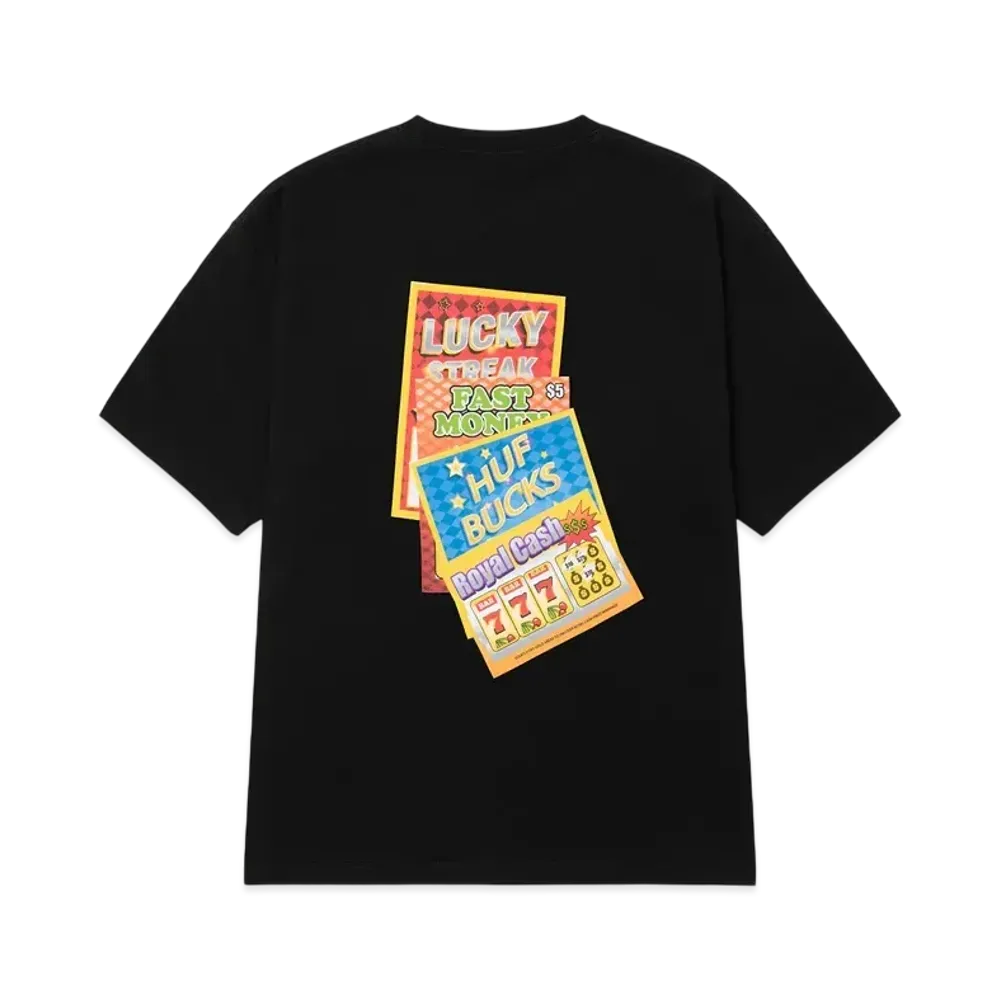 HUF Lucky Tee "Black"