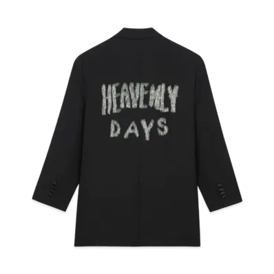 CELINE Artist Embroidery Wool Jacket "Black"