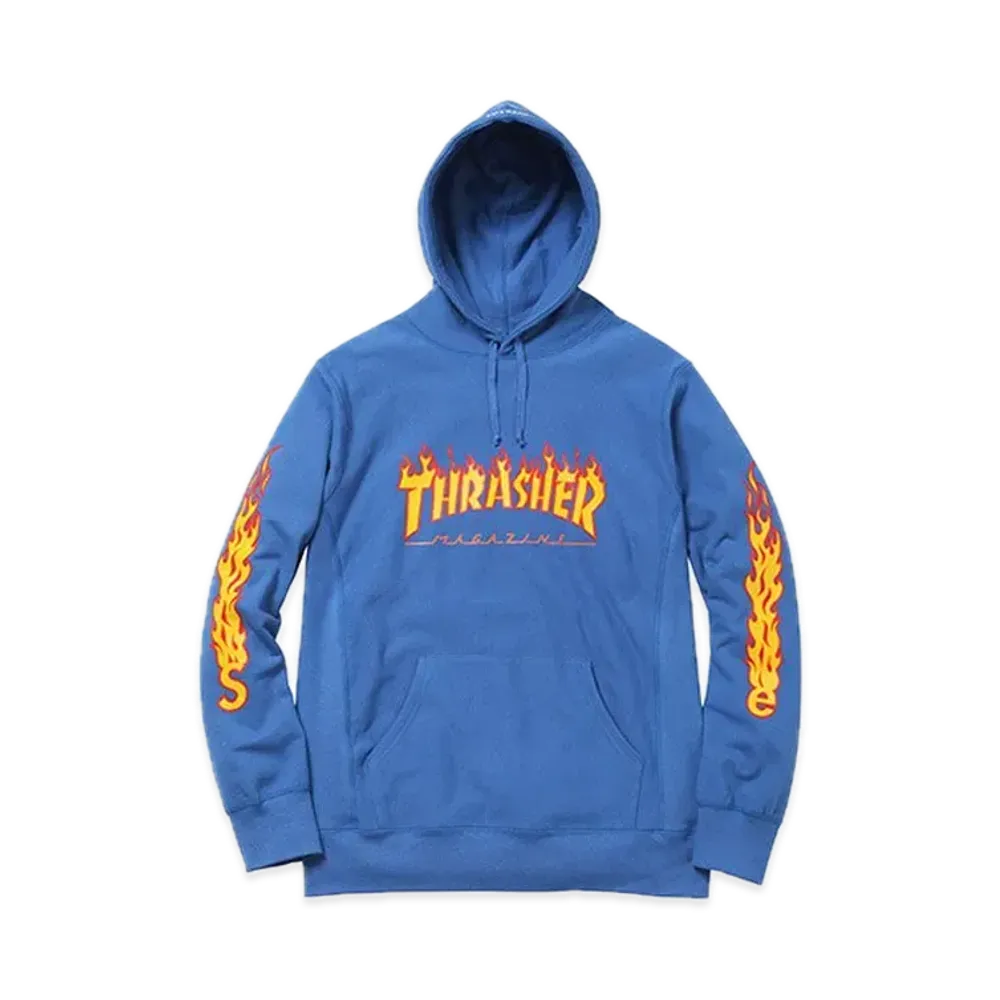 Supreme x THRASHER Hooded Sweatshirt "Blue"