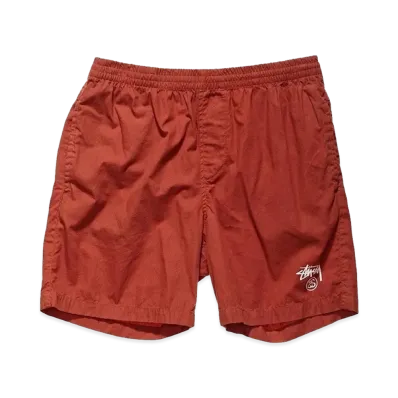 Stussy Basic Stock Beach Shorts "Brick"