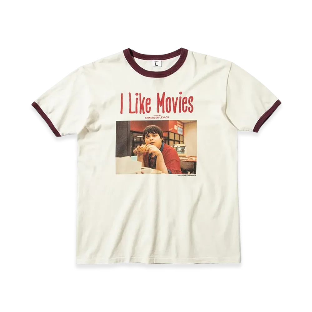 Weber x I Like Movies Re-Order T Shirt Ringer "Beige"