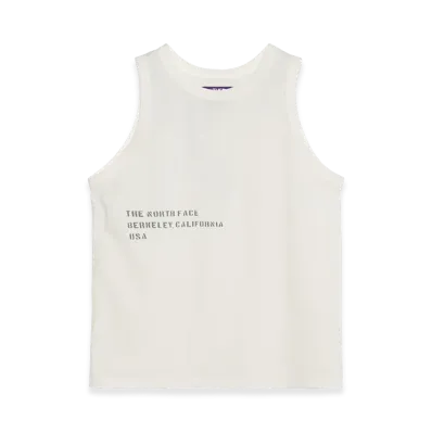 The North Face Purple Label Garment Dyed Lettered Field Tank "Off White"