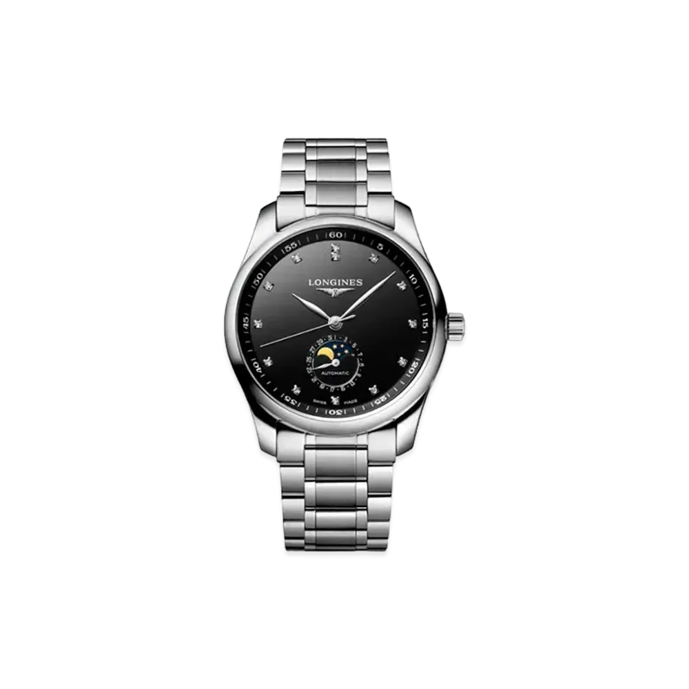 Longines Master Collection 40.00mm "Black Lacquer Polish/Stainless Steel" L2.909.4.57.6