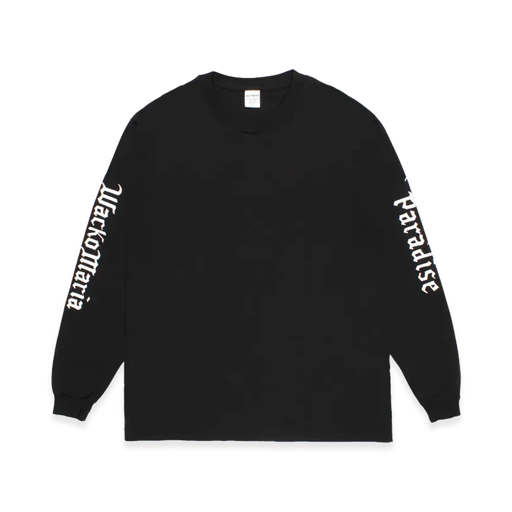 WACKO MARIA Washed Heavy Weight Long Sleeve T-Shirt "Black"