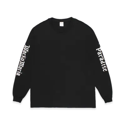 WACKO MARIA Washed Heavy Weight Long Sleeve T-Shirt "Black"