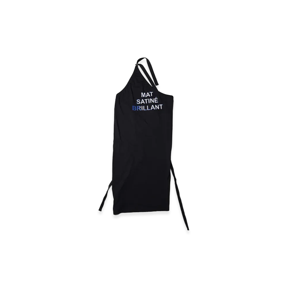 MM6 Maison Margiela Lettering Print Apron "Black"