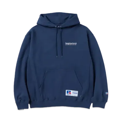 NEIGHBORHOOD x Russell Athletic . Sweat Hoodie LS "Navy"