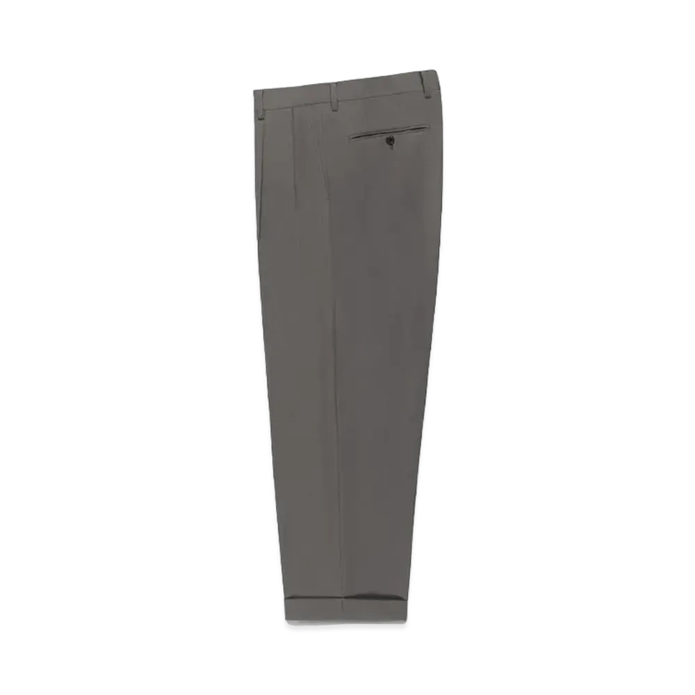 WACKO MARIA Dormeuil / Double Pleated Trousers "Gray"