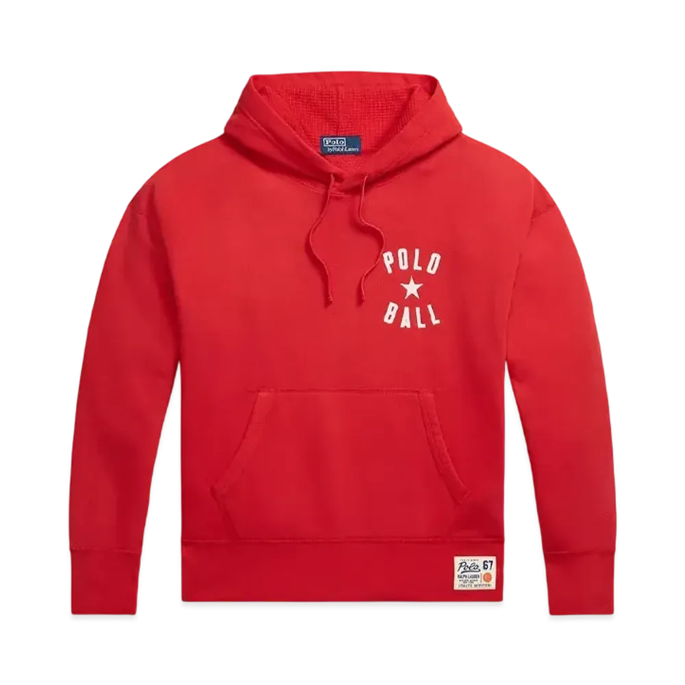 Polo Ralph Lauren Vintage Fit Polo Ball Fleece Hoodie "Red"