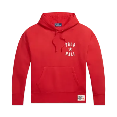 Polo Ralph Lauren Vintage Fit Polo Ball Fleece Hoodie "Red"