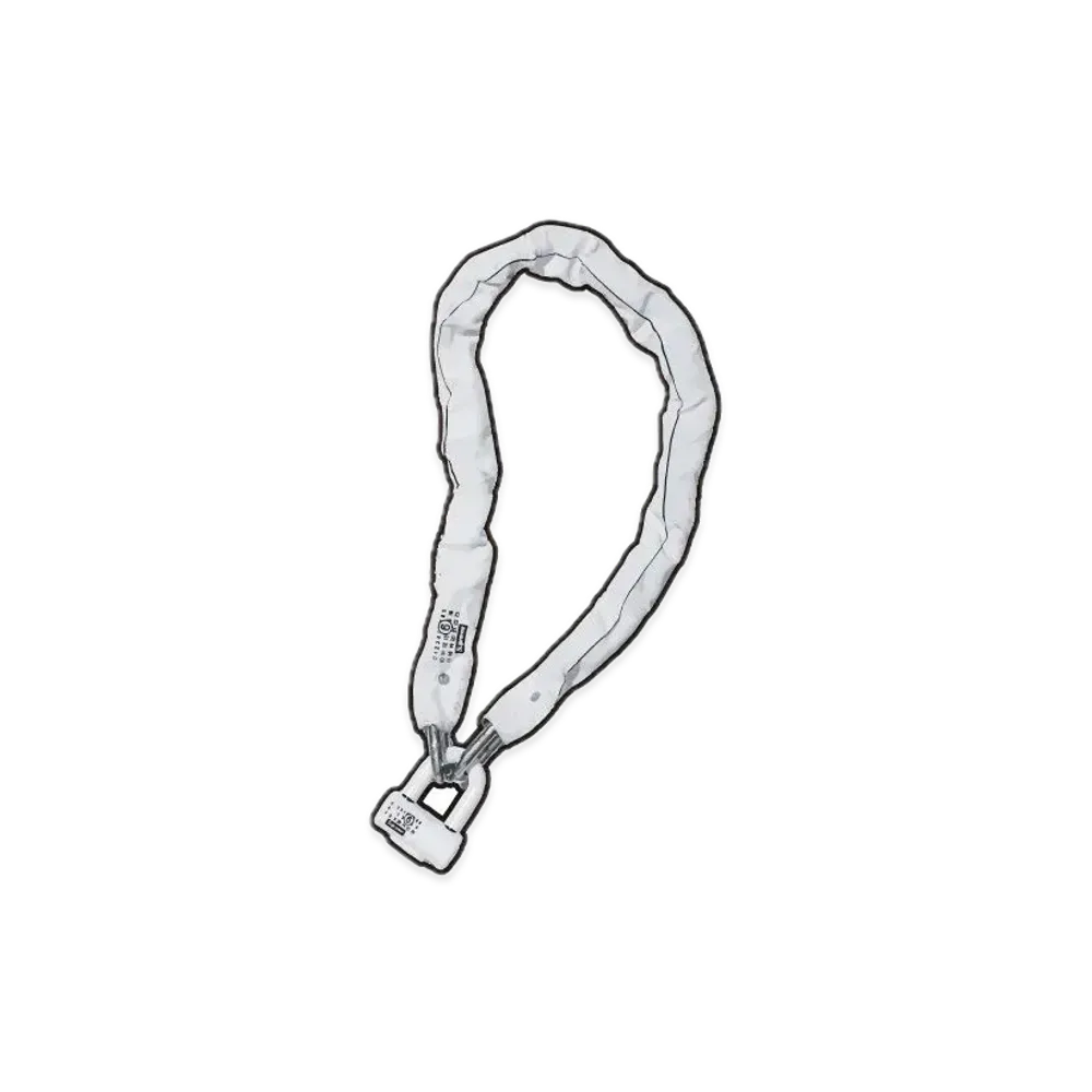 Supreme x MM6 Maison Margiela Kryptonite Chain + Disc Lock "White"